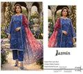 JAZMIN - Printed Shirt & Chiffon Dupatta 3Pc Lawn Dress