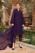 MARIA. B -  Embroidered & Embroidered Dupatta 3pc Lawn Dress