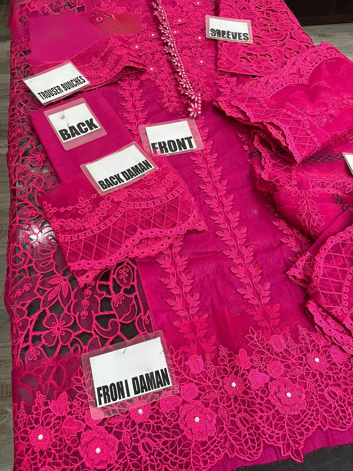 MARIA. B -  Embroidered & Embroidered Dupatta 3pc Lawn Dress