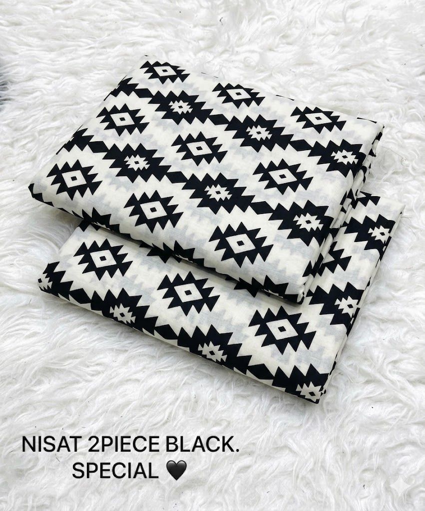 Nishat - Black & White - 2pc Lawn