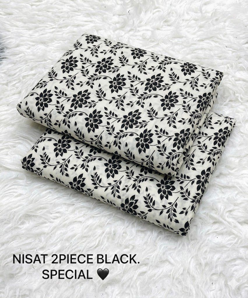 Nishat - Black & White - 2pc Lawn