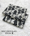 Nishat - Black & White - 2pc Lawn