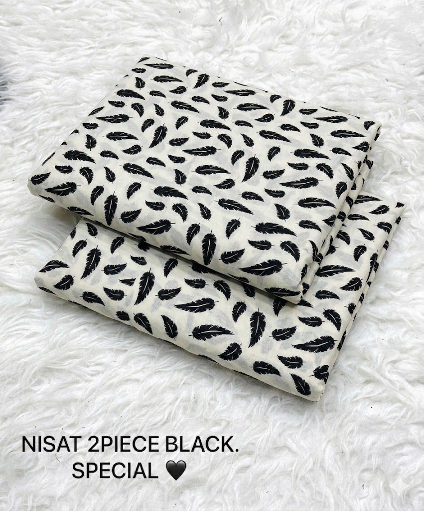 Nishat - Black & White - 2pc Lawn