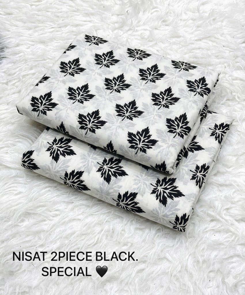 Nishat - Black & White - 2pc Lawn