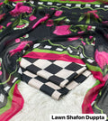 Maria.B Printed 3pc Lawn with Sheffon Duppata