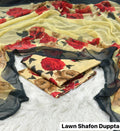 Maria.B Printed 3pc Lawn with Sheffon Duppata
