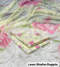 Maria.B Printed 3pc Lawn with Sheffon Duppata