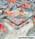 Maria.B Printed 3pc Lawn with Sheffon Duppata