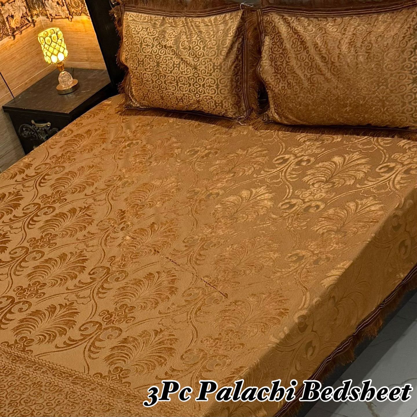 Palachi Bedsheet - 3pc - Double - King Size