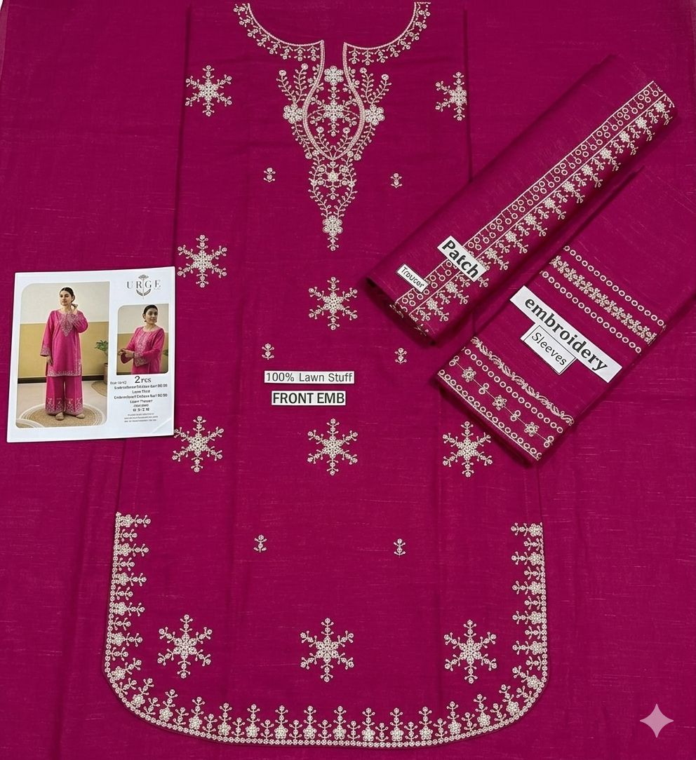 URGE|Embroided|2pc