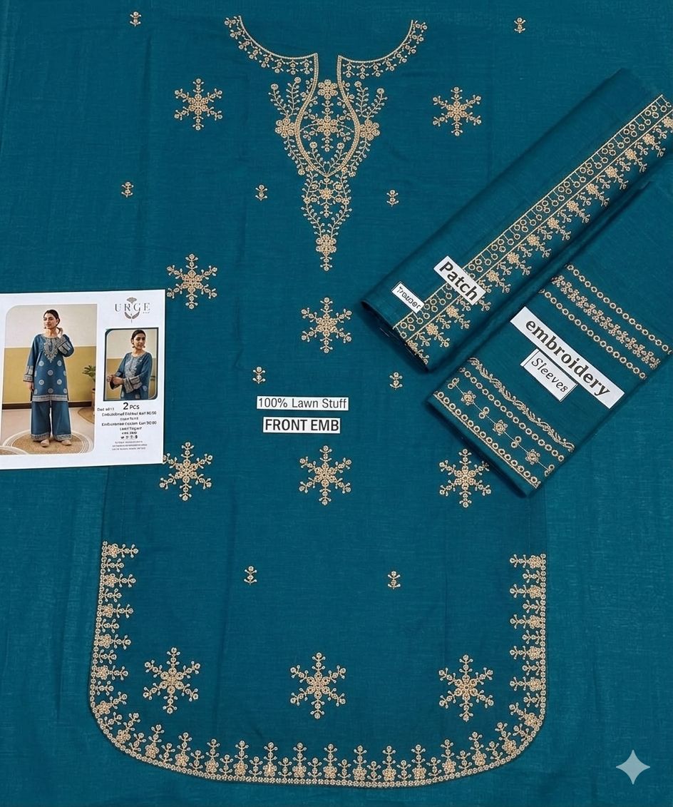 URGE|Embroided|2pc
