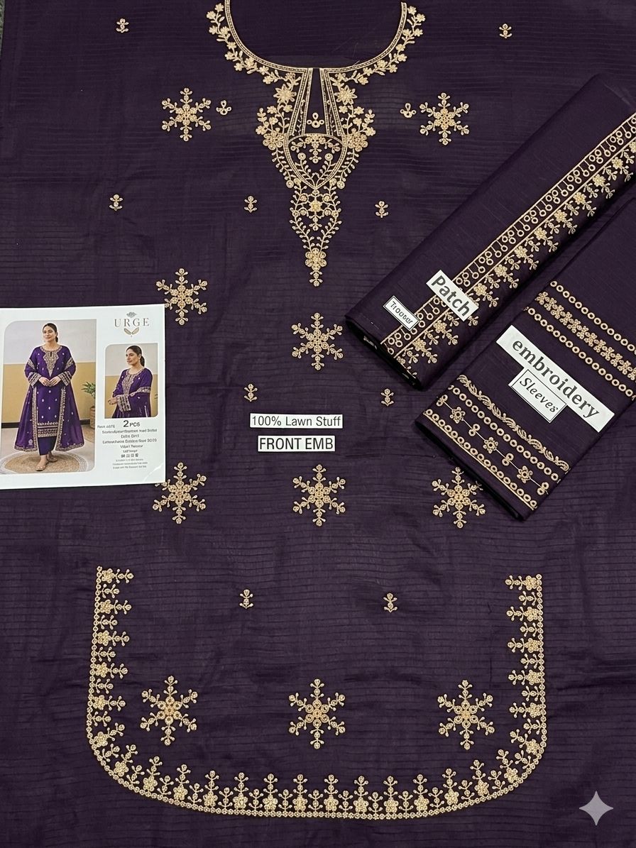 URGE|Embroided|2pc