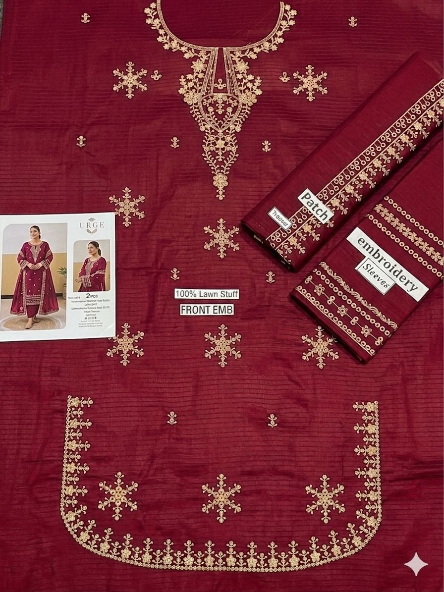 URGE|Embroided|2pc