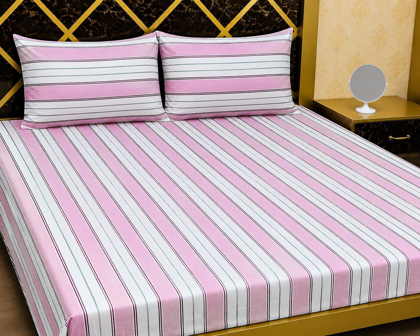Pure Cotton Bedsheet | Double Bedsheet | King Size