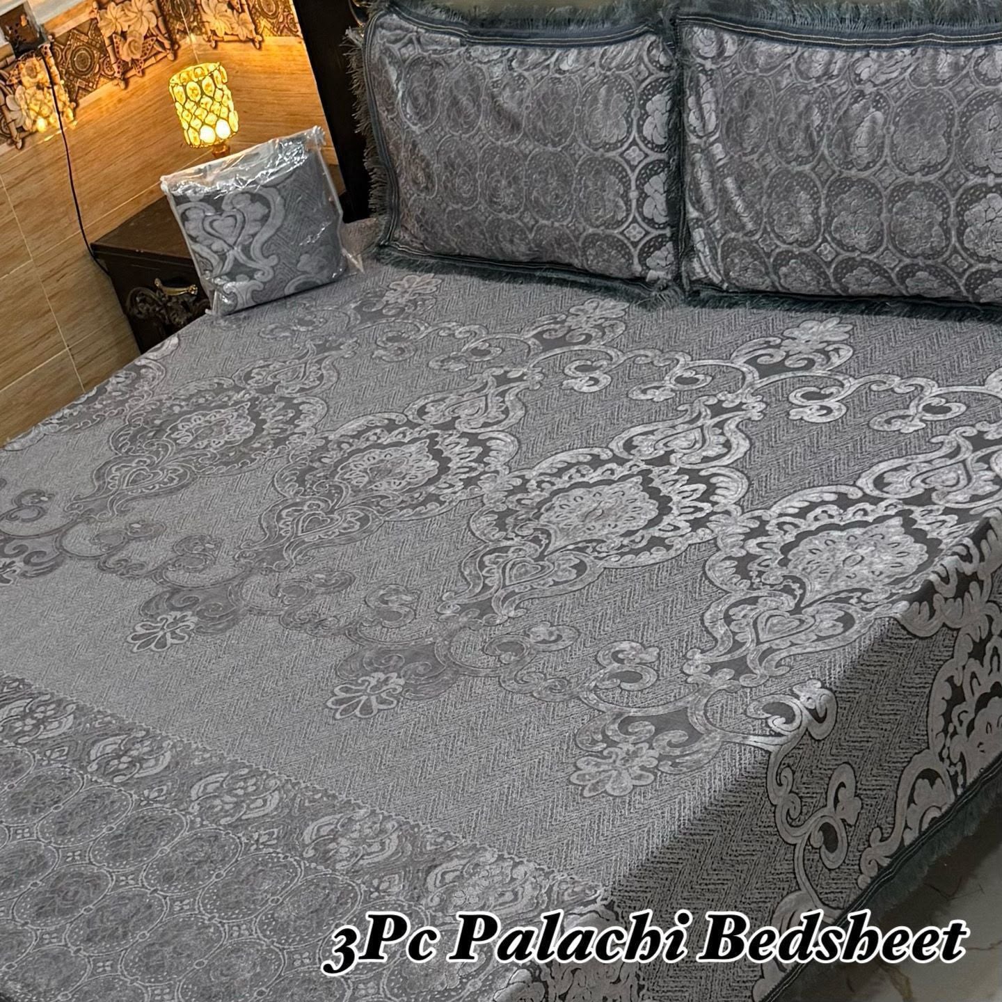 Palachi Bedsheet - 3pc - Double - King Size