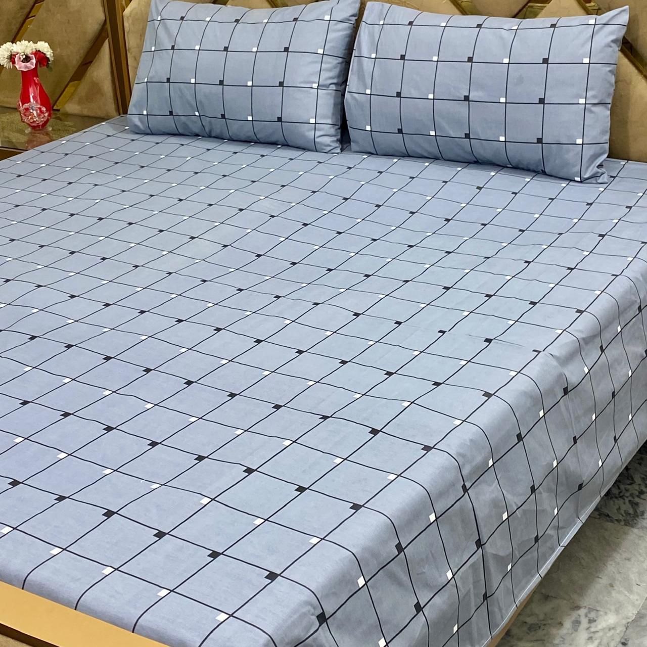 Pure Cotton Bedsheet | Double Bedsheet | King Size