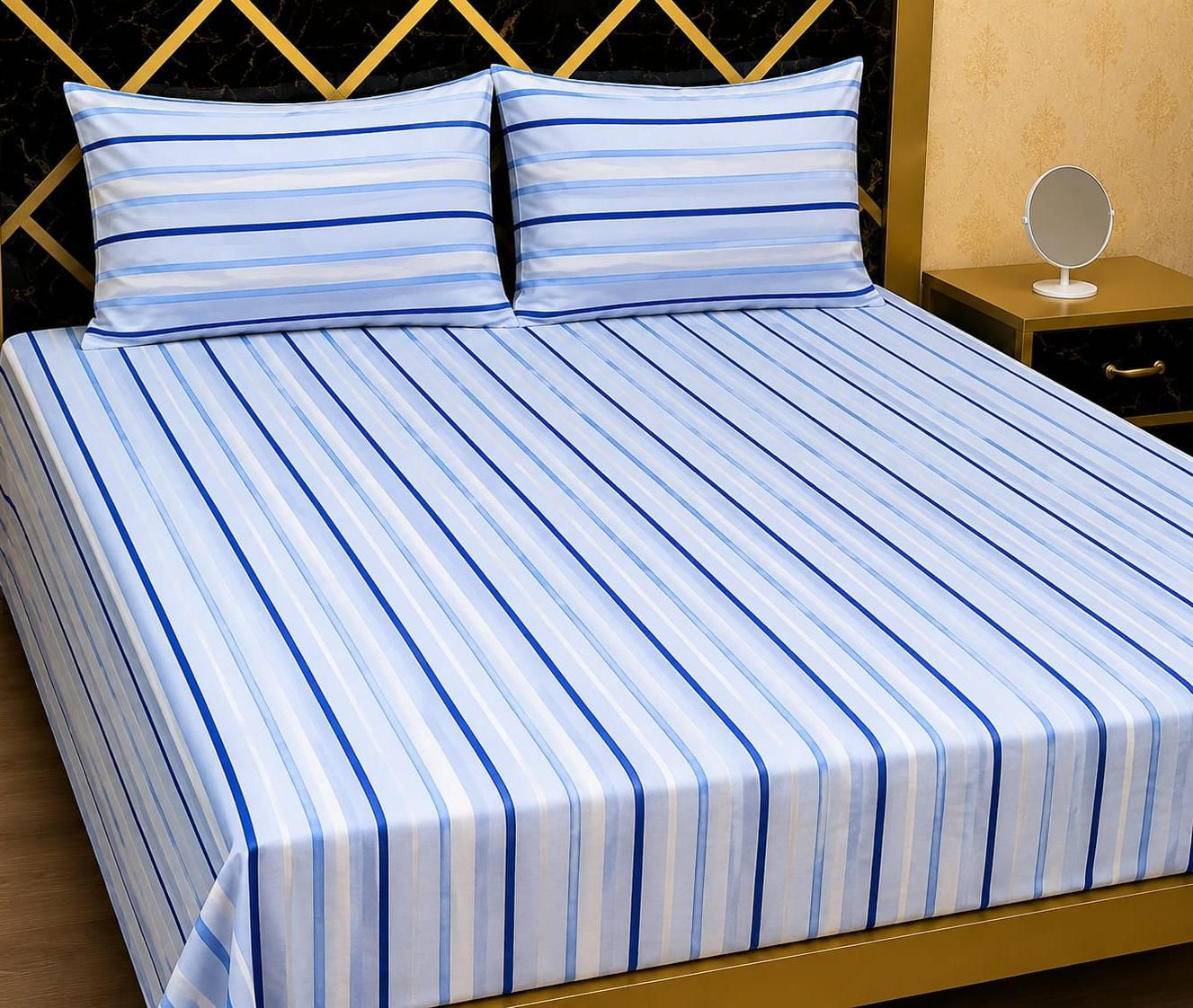 Pure Cotton Bedsheet | Double Bedsheet | King Size