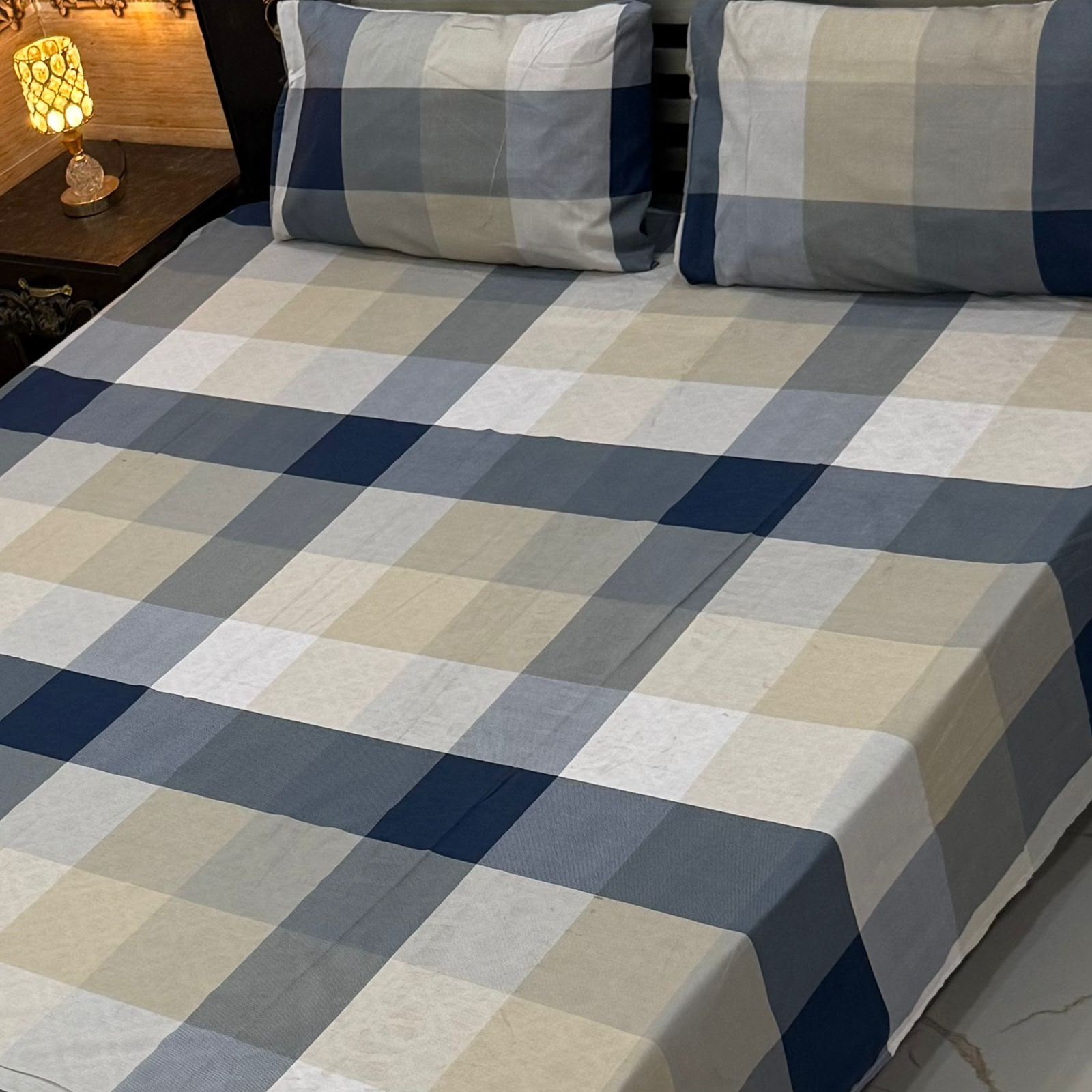 Pure Cotton Bedsheet | Double Bedsheet | King Size