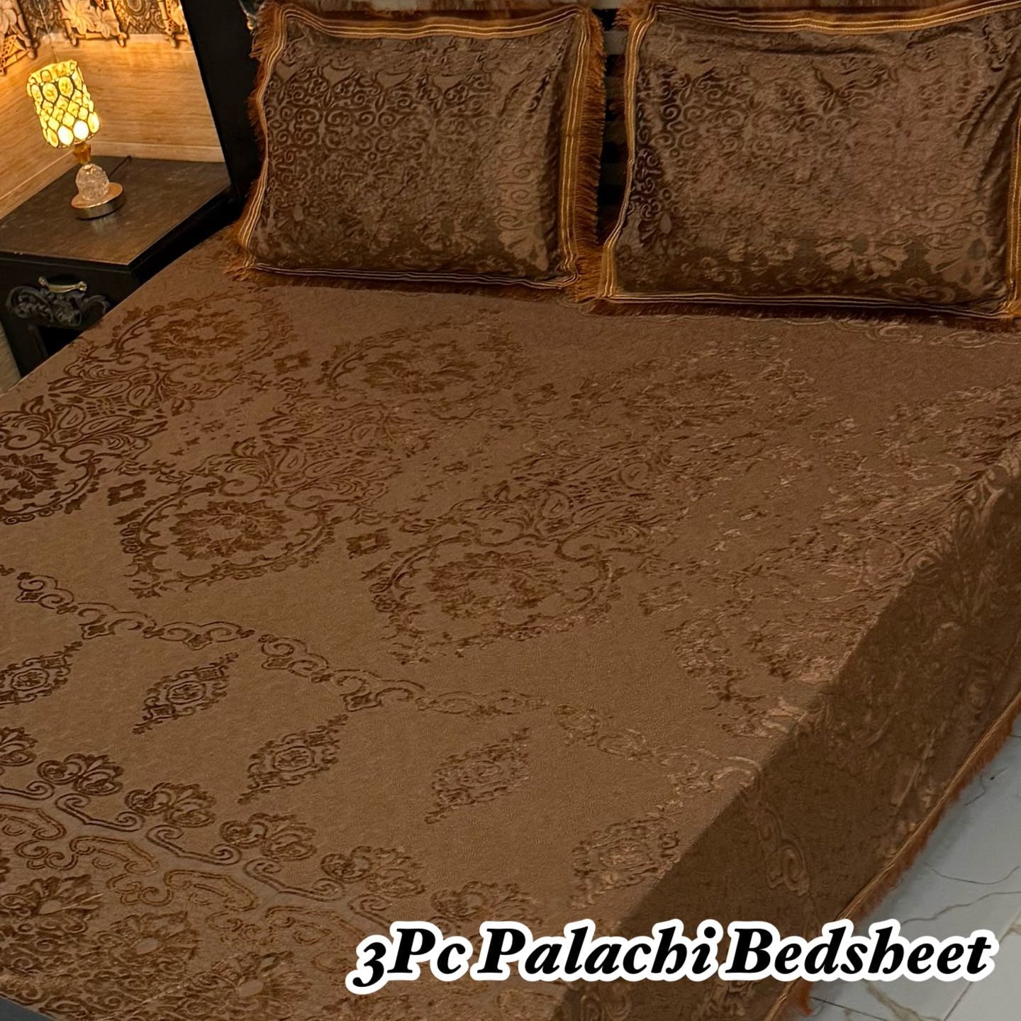 Palachi Bedsheet - 3pc - Double - King Size