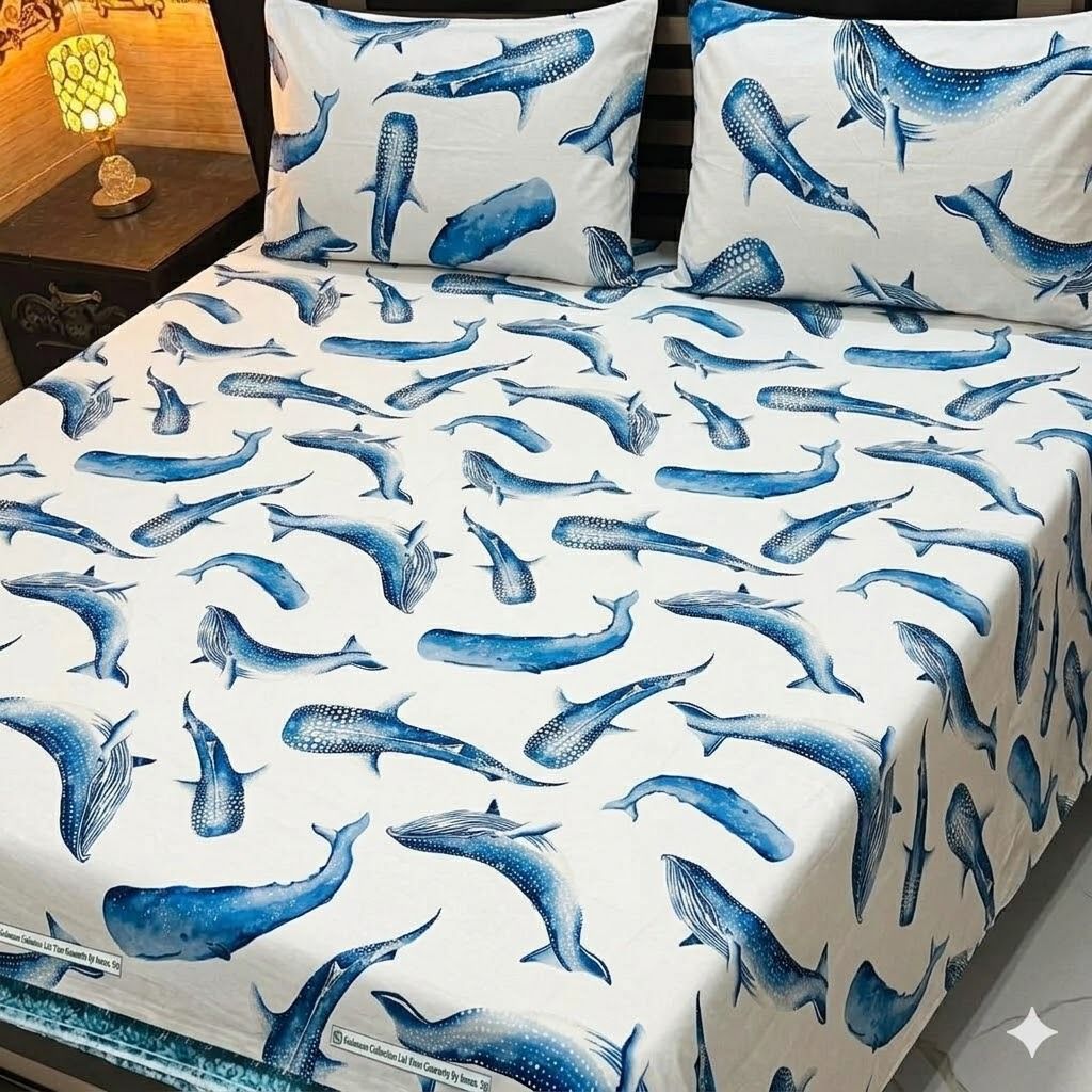Pure Cotton Bedsheet | Double Bedsheet | King Size