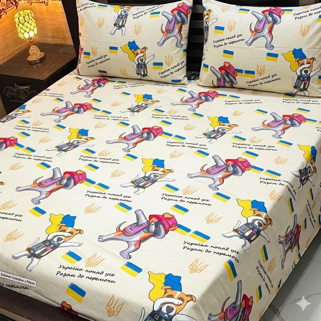 Pure Cotton Bedsheet | Double Bedsheet | King Size