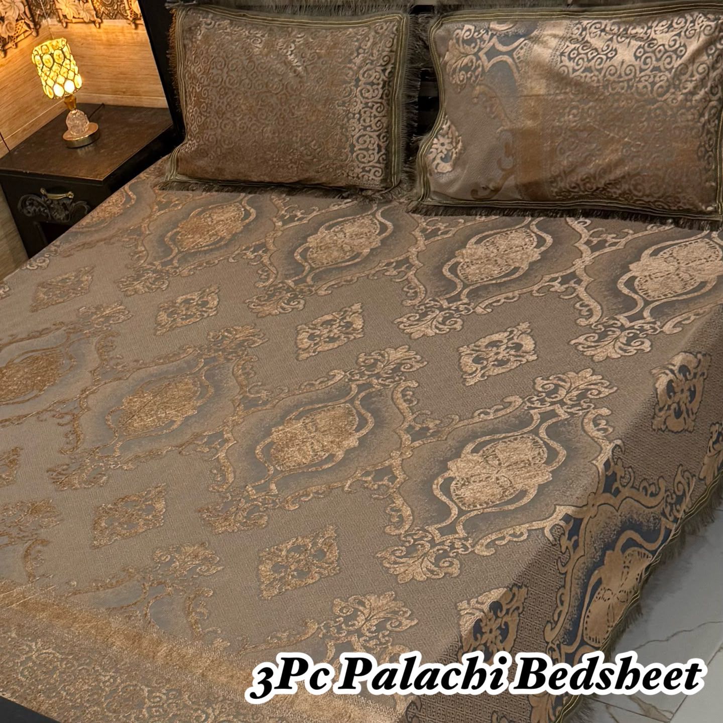 Palachi Bedsheet - 3pc - Double - King Size
